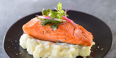 Honest Earth mashed potatoes on a plate